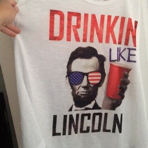 Drinkin Like Lincoln tank top
